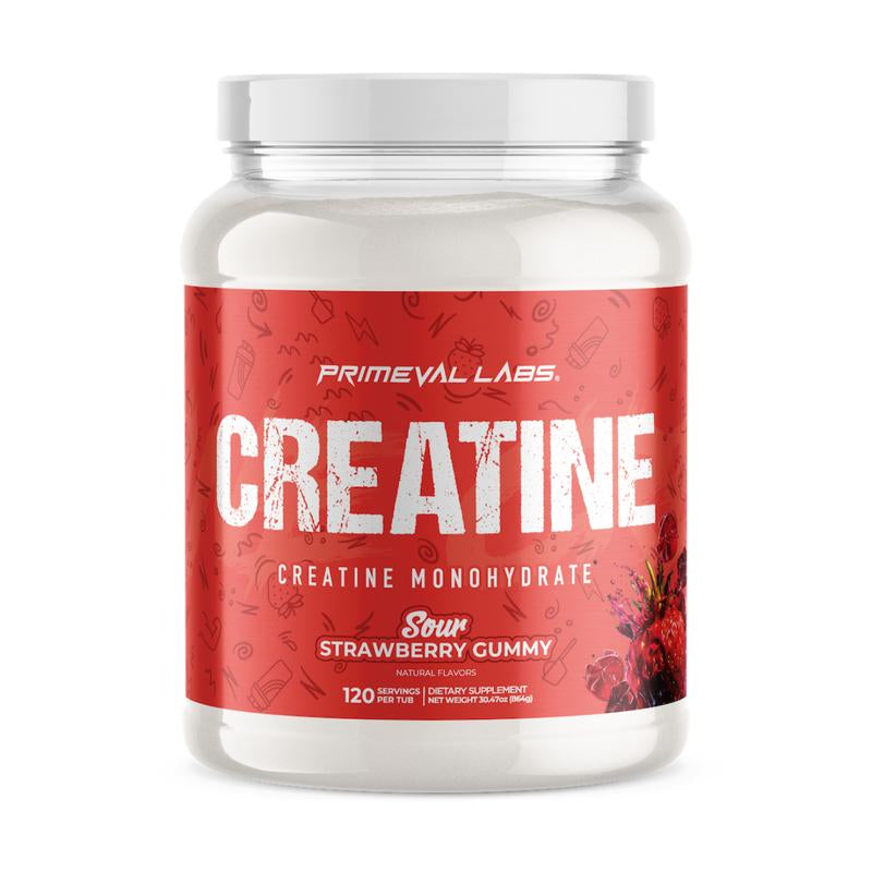 Primeval Labs Creatine Monohydrate Powder - 120 Servings and Travel Sticks, Agua Fresca Flavors, Zero Sugar