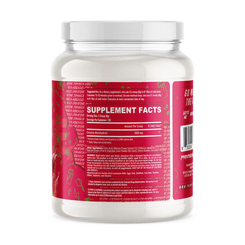 Primeval Labs Creatine Monohydrate Powder - 120 Servings and Travel Sticks, Agua Fresca Flavors, Zero Sugar
