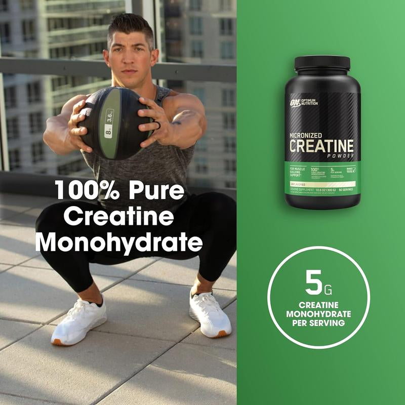 Optimum Nutrition Micronized Creatine Monohydrate Powder, Keto Friendly Healthcare Fitness