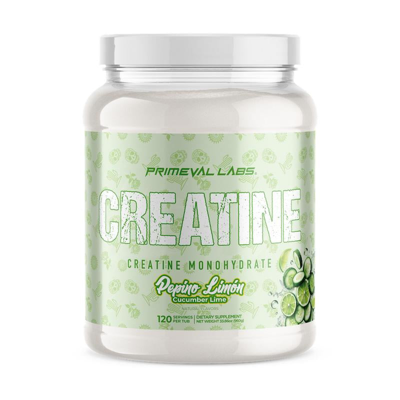 Primeval Labs Creatine Monohydrate Powder - 120 Servings and Travel Sticks, Agua Fresca Flavors, Zero Sugar