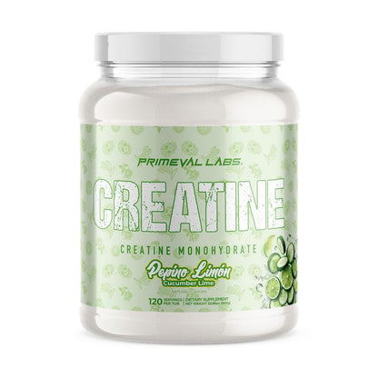 Primeval Labs Creatine Monohydrate Powder - 120 Servings and Travel Sticks, Agua Fresca Flavors, Zero Sugar
