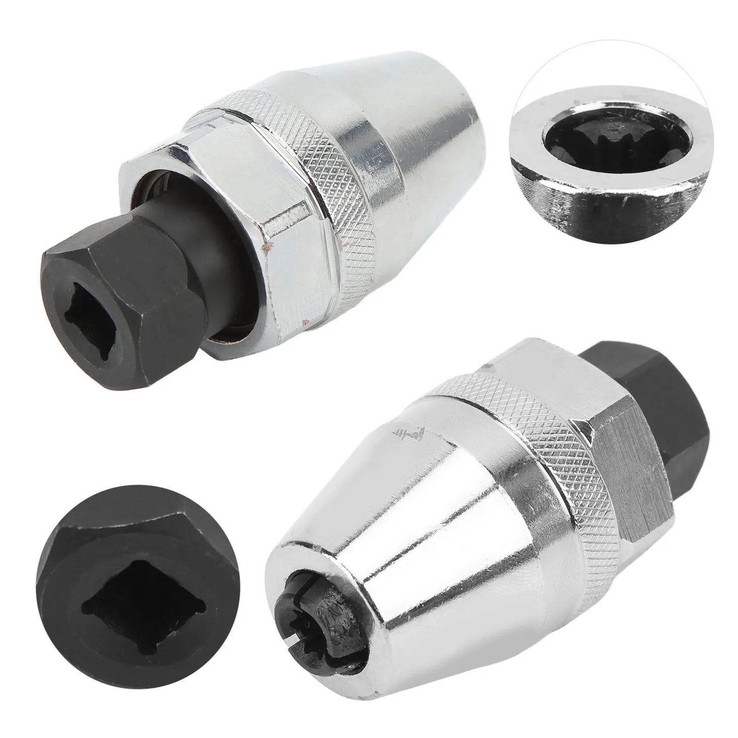 3/8In Drive Stud Extractor Steel Alloy Universal Broken Bolt Remover for 1/4In‑1/2In Rounded Studs