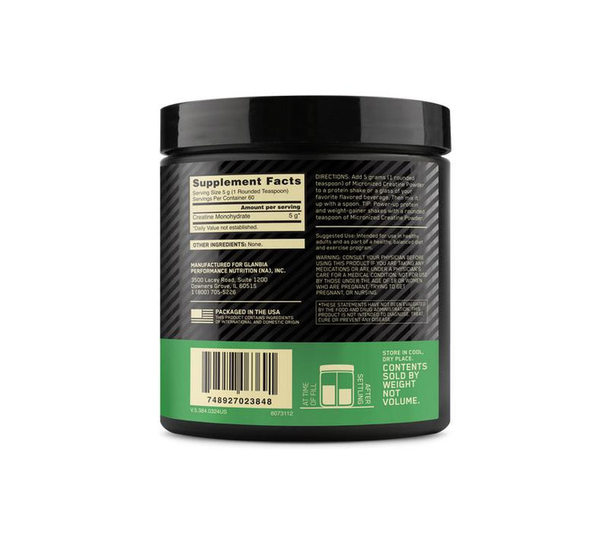 Optimum Nutrition Micronized Creatine Monohydrate Powder, Keto Friendly Healthcare Fitness