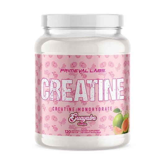Primeval Labs Creatine Monohydrate Powder - 120 Servings and Travel Sticks, Agua Fresca Flavors, Zero Sugar